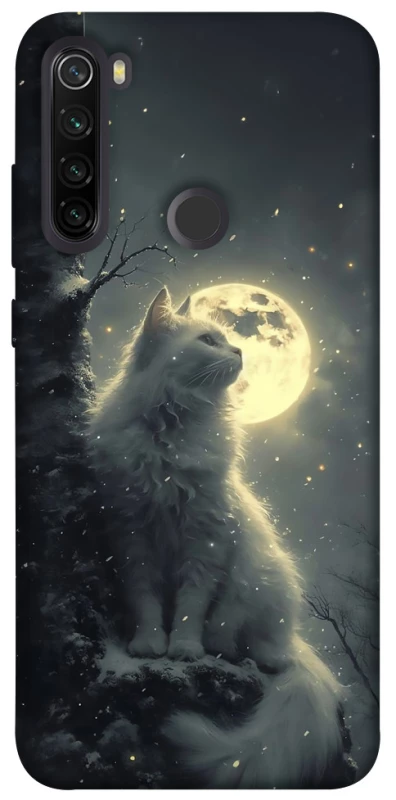 Чехол на Xiaomi Redmi Note 8T Кот под луной фото 1 из 1