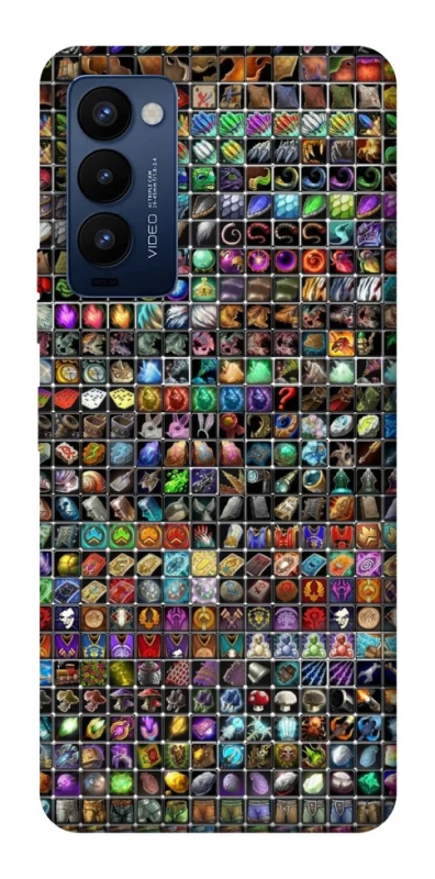 Чехол на TECNO Camon 18 Pro Inventory menu ver.1 фото 1 из 1