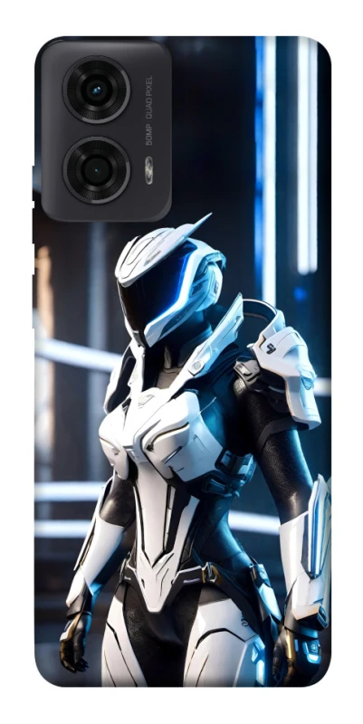 Чохол на Motorola Moto G04 Cyber space girl ver.6 фото 1 з 1