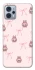 Чехол на Motorola Moto G23 Pink bows and Labubus фото 1 из 1