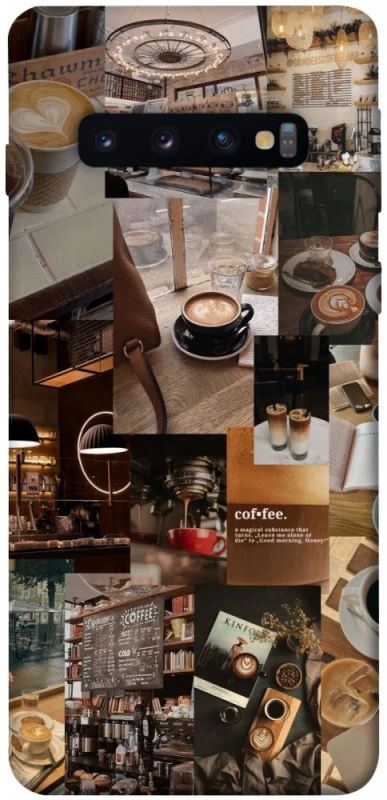 Чохол на Samsung Galaxy S10 Coffee collage ver.2 фото 1 з 1