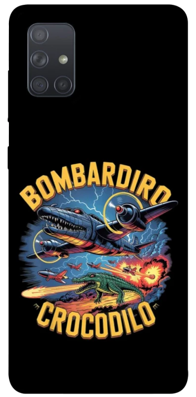 Чехол на Samsung Galaxy A71 Bombardino Crocodilo v2 фото 1 из 1