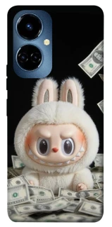 Чохол на TECNO Camon 19 Pro Dollar Labubu фото 1 з 1