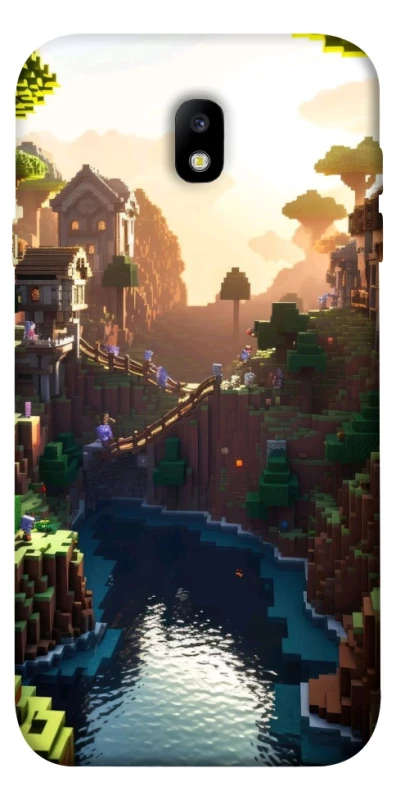 Чохол на Samsung J730 Galaxy J7 (2017) Minecraft sunset фото 1 з 1
