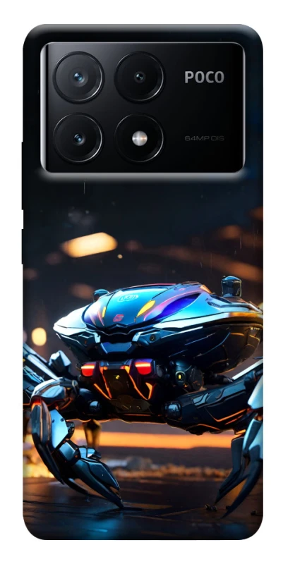 Чохол на Xiaomi Poco X6 Cyber ​​crab фото 1 з 1
