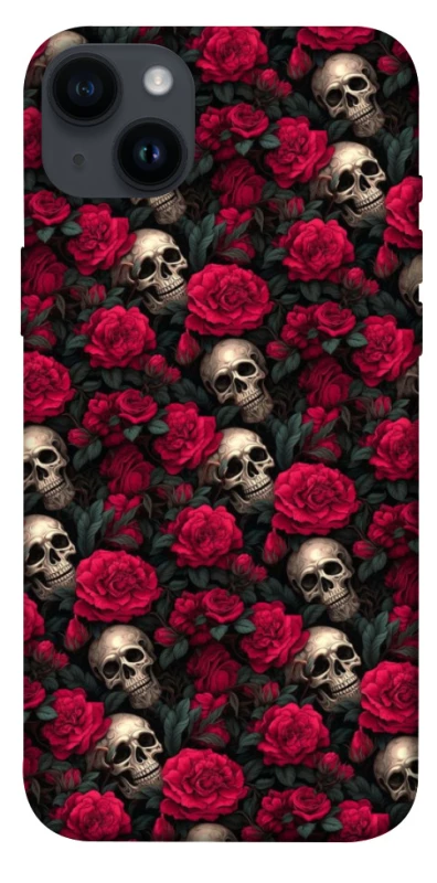 Чохол на Apple iPhone 14 Plus (6.7") Черепа та рози фото 1 з 1
