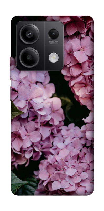 Чохол на Xiaomi Redmi Note 13 5G Рожеві гартензії фото 1 з 1