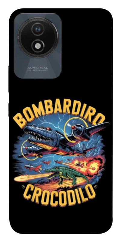 Чехол на Vivo Y02 Bombardino Crocodilo v2 фото 1 из 1