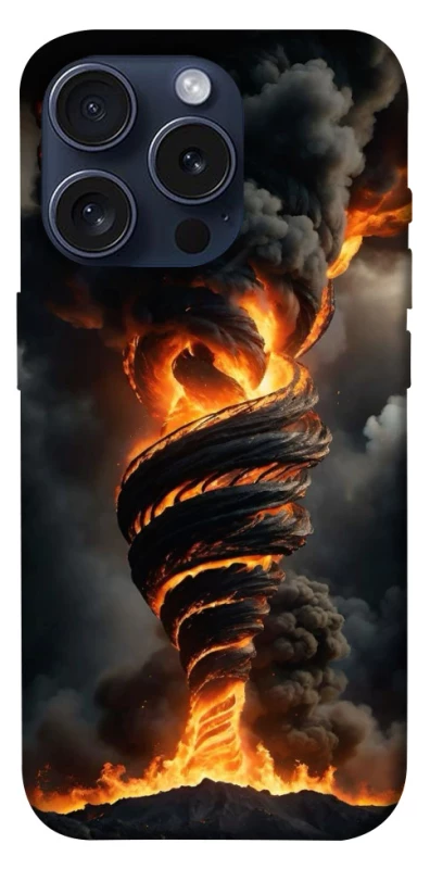 Чехол на Apple iPhone 15 Pro (6.1") Огненный торнадо фото 1 из 1