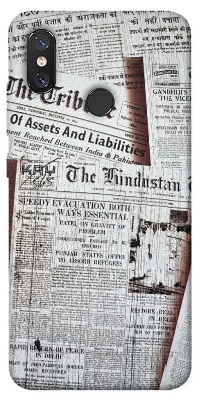 Чохол на Xiaomi Mi 8 Газети фото 1 з 1