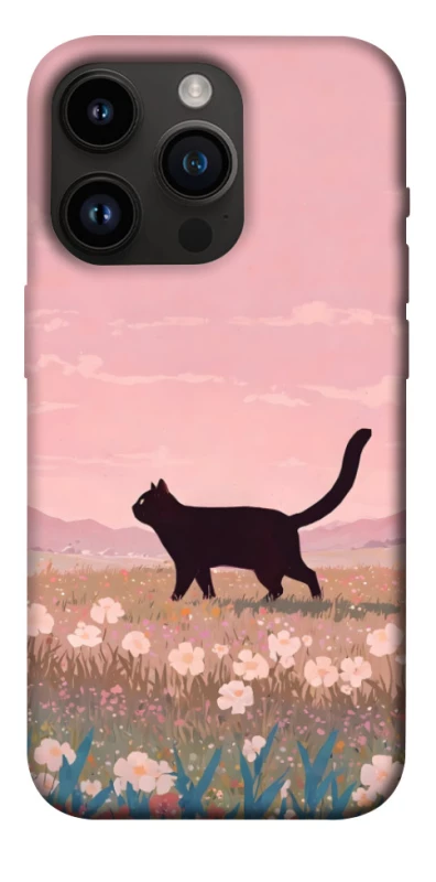 Чохол на Apple iPhone 14 Pro (6.1") cat on a field фото 1 з 1
