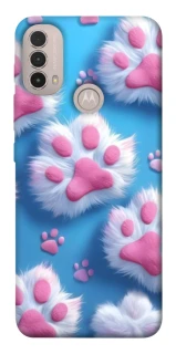 Чохол на Motorola Moto E40 Cat paw фото 1 з 1