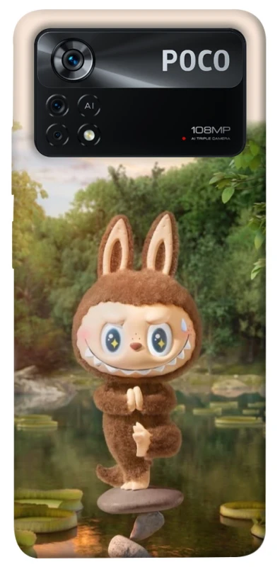 Чохол на Xiaomi Poco X4 Pro 5G Labubu Yoga фото 1 з 1