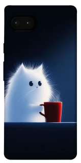 Чехол на Google Pixel 7a Чехол кот с кофе фото 1 из 1