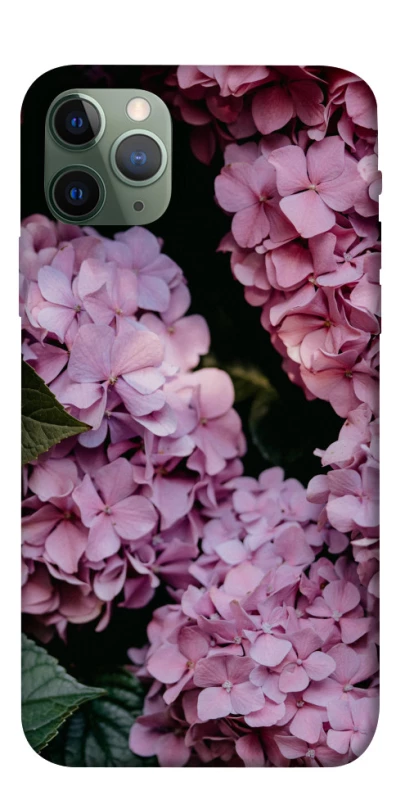 Чехол на Apple iPhone 11 Pro (5.8") Розовые гартензии фото 1 из 1