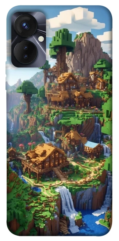 Чехол на TECNO Spark 9 Pro (KH7n) Minecraft universe фото 1 из 1