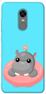 Чехол на Xiaomi Redmi 5 Plus / Redmi Note 5 (Single Camera) Adopt Me Hippo Floatie фото 1 из 1