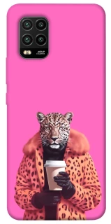 Чохол на Xiaomi Mi 10 Lite Леопард з кавою фото 1 з 1