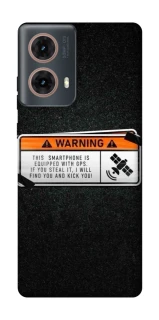 Чохол на Motorola Moto G85 Warning фото 1 з 1