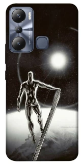 Чехол на Infinix Hot 20i Серебряный сёрфер фото 1 из 1