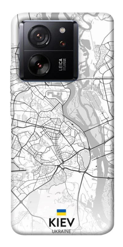 Чехол на Xiaomi 13T Kiev white map фото 1 из 1