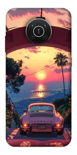 Чехол на Nokia X10 / X20 Porsche at sunset фото 1 из 1