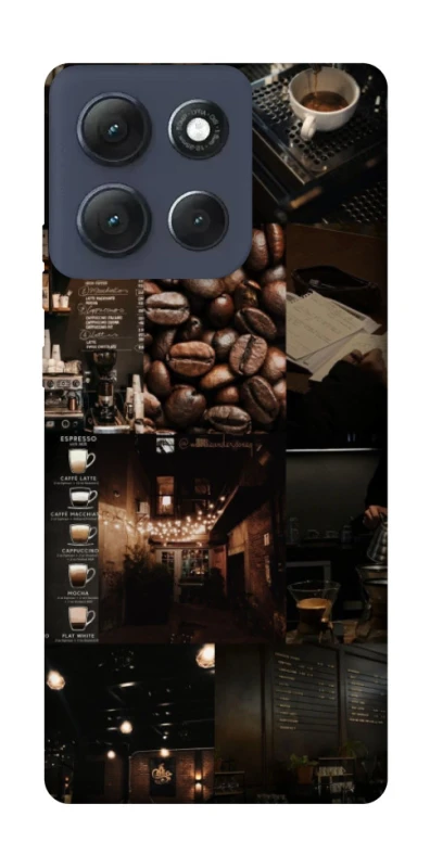 Чохол на Motorola Moto G86 Power Coffee collage ver.1 фото 1 з 1