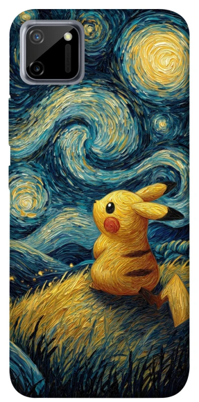 Чохол на Realme C11 Pikachu and Van Gogh фото 1 з 1