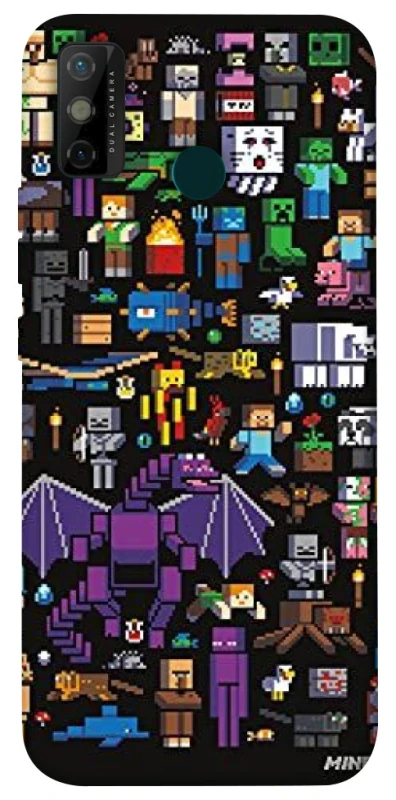 Чохол на TECNO Spark 6 Go Minecraft v5 фото 1 з 1