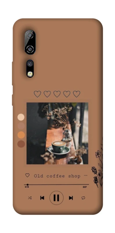 Чохол на ZTE Axon 10 Pro Coffee player фото 1 з 1