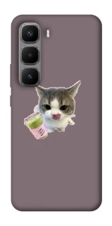 Чехол на Infinix Hot 60 Pro+ cat matcha фото 1 из 1