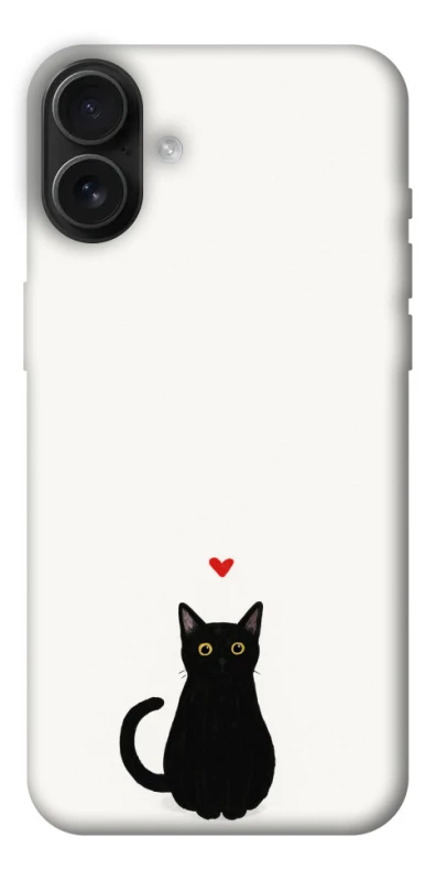 Чохол на Apple iPhone 16 Plus cat in love фото 1 Чохол на Apple iPhone 16 Plus cat in love фото 1 з 1