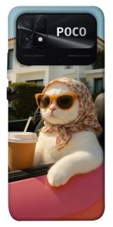 Чехол на Xiaomi Poco C40 Stylish Cat Cruise фото 1 из 1