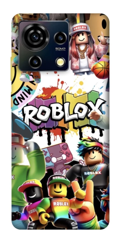 Чохол на ZTE Blade V50 Vita Roblox Characters Collage фото 1 з 1