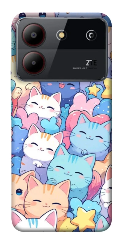 Чехол на ZTE Blade A54 4G Funny Kittens ver.3 фото 1 из 1