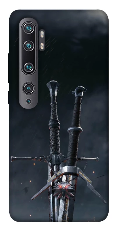 Чехол на Xiaomi Mi Note 10 / Note 10 Pro / Mi CC9 Pro Мечи Ведьмака фото 1 из 1