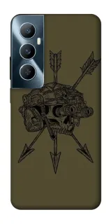 Чехол на Realme C65 4G Mil skull фото 1 из 1