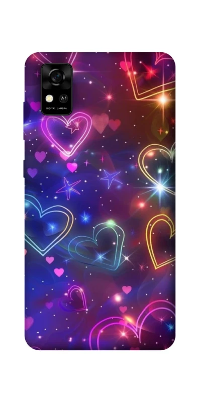 Чохол на ZTE Blade A31 Drawn hearts фото 1 з 1