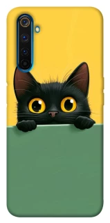 Чехол на Realme 6 Pro Black cat v2 фото 1 из 1