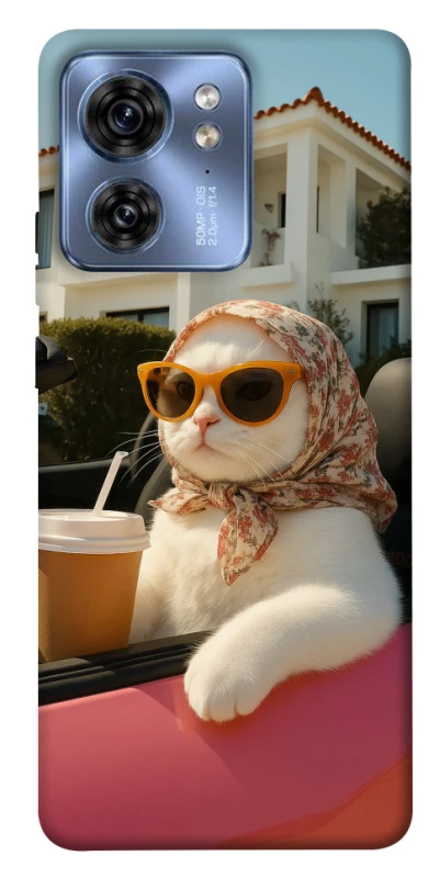 Чохол на Motorola Edge 40 Stylish Cat Cruise фото 1 з 1