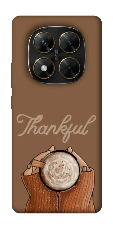Чохол на Xiaomi Poco X7 Thankful coffee фото 1 з 1