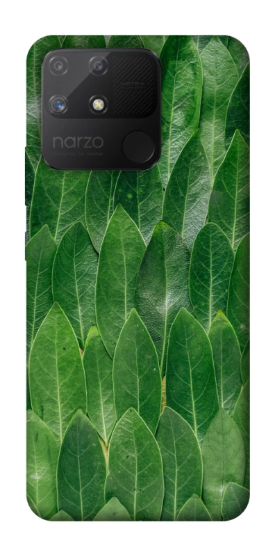 Чехол на Realme Narzo 50A Листья фото 1 из 1