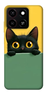 Чехол на ZTE Blade A35 4G Black cat v2 фото 1 из 1