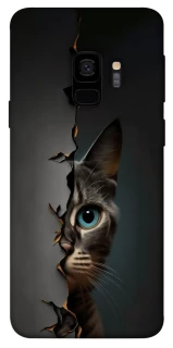 Чехол на Samsung Galaxy S9 Кот-подглядыватель v2 фото 1 из 1