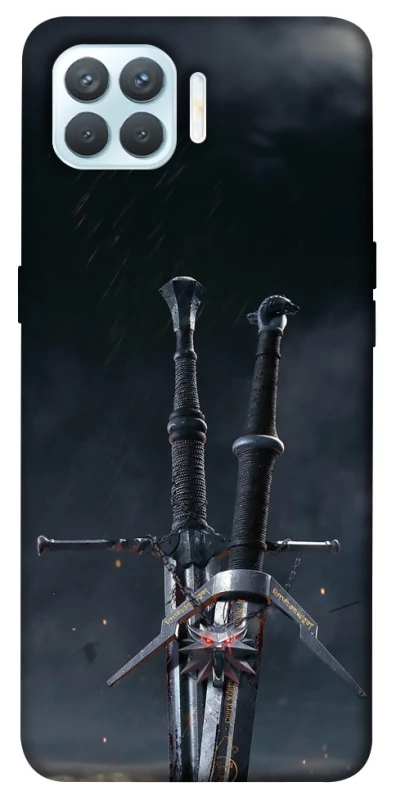 Чехол на Oppo F17 Pro Мечи Ведьмака фото 1 из 1