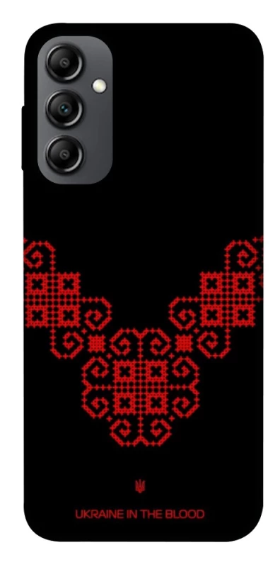 Чохол на Samsung Galaxy A14 4G/5G Чорно-червона вишиванка фото 1 з 1