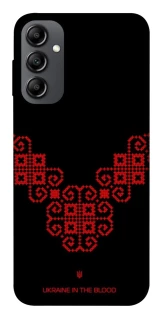 Чехол на Samsung Galaxy A14 4G/5G Черно-красная вышиванка фото 1 из 1