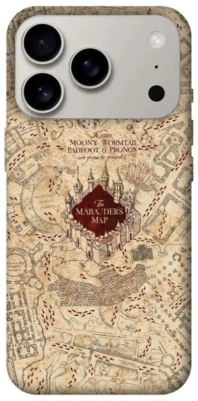 Чохол на Apple iPhone 17 Pro (6.3") Harry Potter Marauder's Map фото 1 з 1