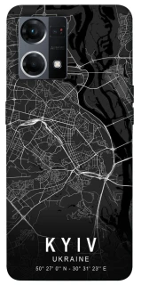 Чохол на Oppo Reno 7 4G Kyiv map фото 1 з 1