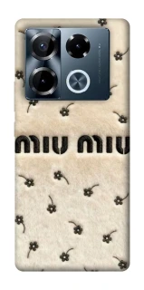 Чехол на Infinix Note 40 Pro 4G Miu Miu фото 1 из 1